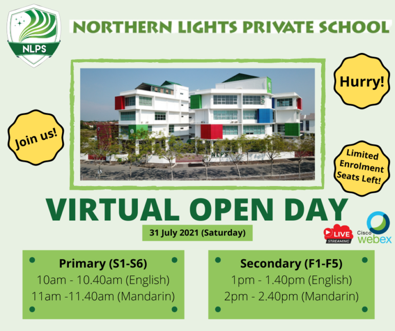 Northern Lights Private School Virtual Open Day 2021 Primary Secondary Penang Mainland